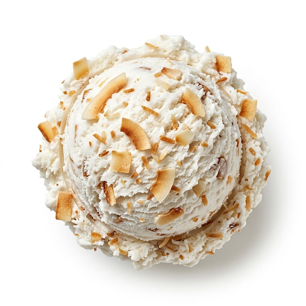 Jamaican Coconut scoop at Glacier