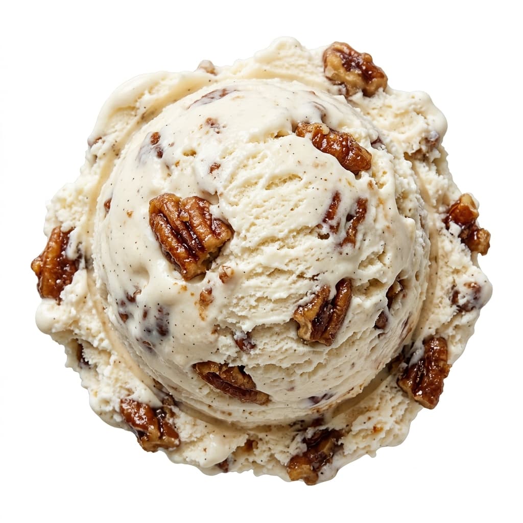 Pralines and Cream scoop at Glacier