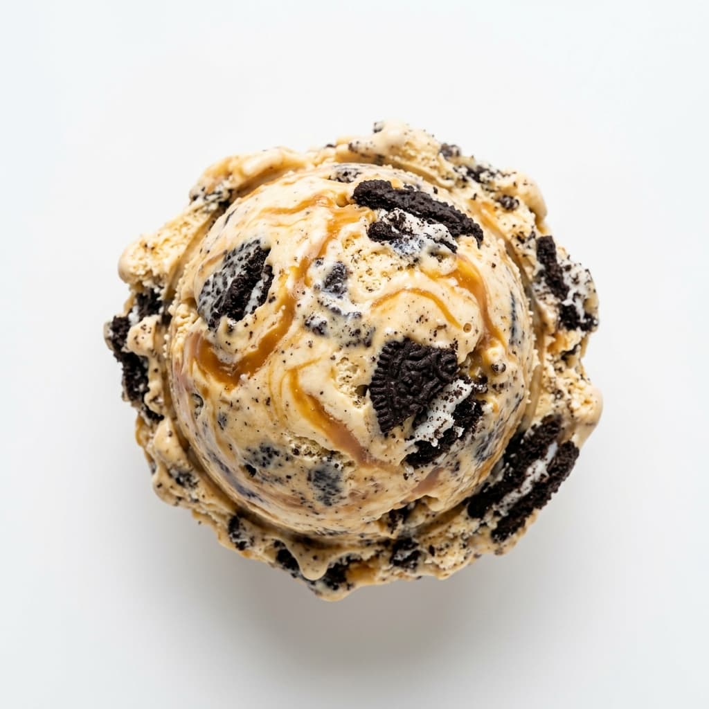 Salted Caramel Oreo scoop at Glacier